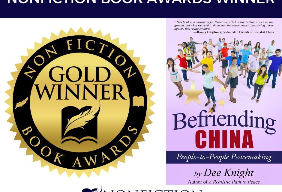 Book Award Winner: Befriending China: People-to-People Peacemaking by Dee Knight