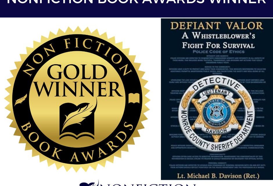 Book Award Winner: Defiant Valor: A Whistleblower’s Fight for Survival by Lt. Michael B. Davison Ret.