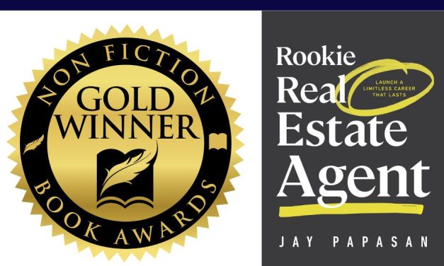 Book Award Winner: Rookie Real Estate Agent: Launch a Limitless Career That Lasts by Jay Papasan